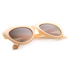 ZeroUV Womens Oversized Bold Thick Frame Geometric Cat Eye Sunglasses